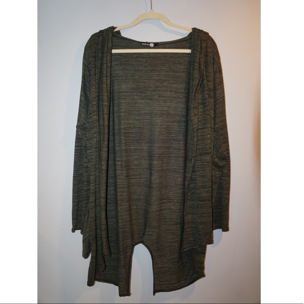Green Hooded Cardigan (Men’s Large)